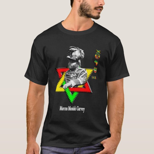 Camiseta Marcus Mosiah Garvey - Inspi Nacional do Herói Jam (Frente)