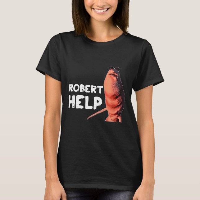 Camiseta Marcus O Verme Meme Gráficos Divertidos Vrchat Rob (Frente)