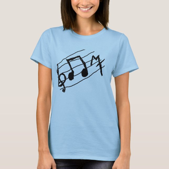 Camiseta Marcus Taylor Sheet logo de música giratória (Frente)