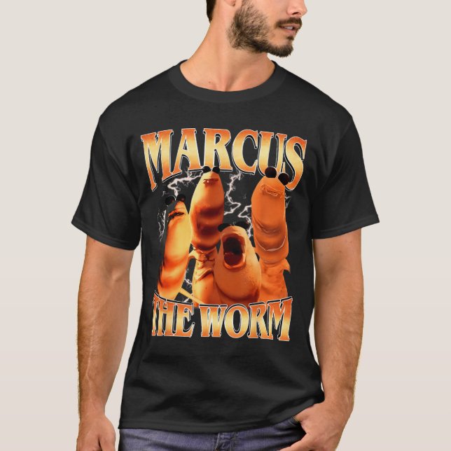 Camiseta Marcus The Worm Bootleg Para Homens Mulheres Fã Me (Frente)