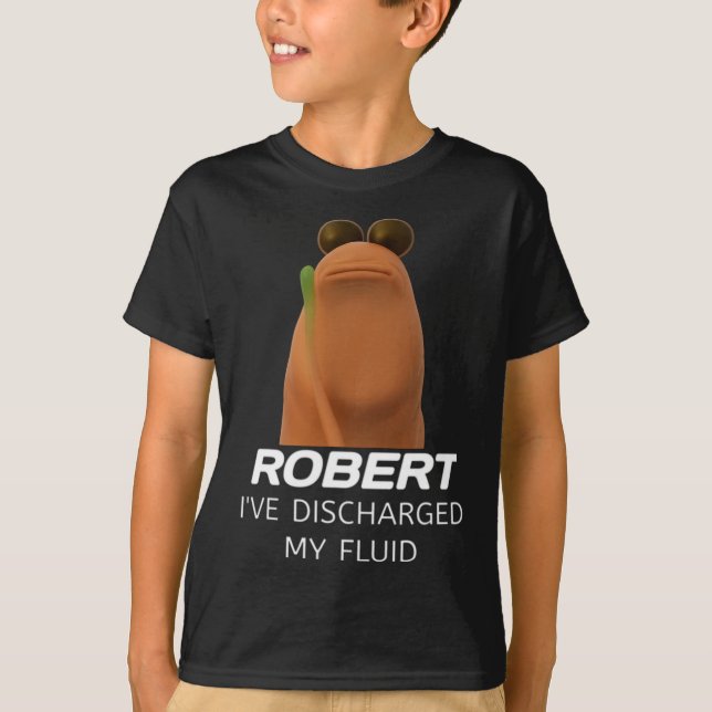 Camiseta Marcus The Worm Robert Eu Descarreguei Meu Fluido  (Frente)