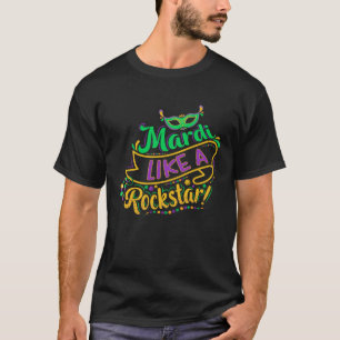 Camiseta Mardi como um Rockstar! Design para um especialist