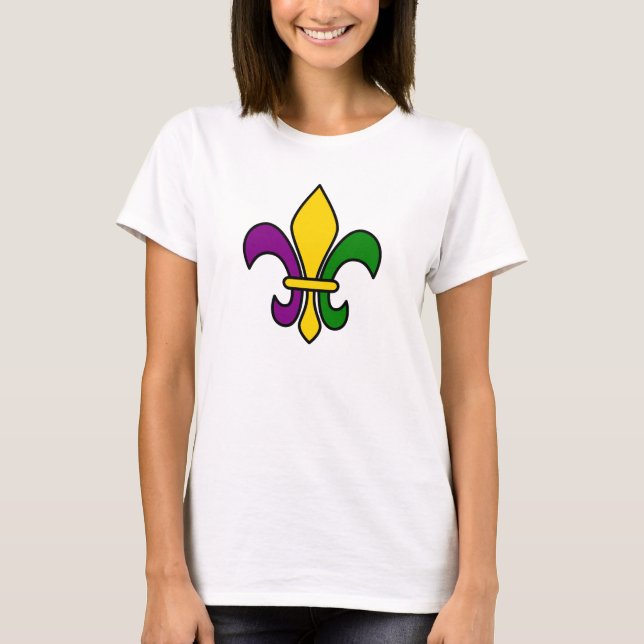 Camiseta Mardi, fleur-de-lys (Frente)