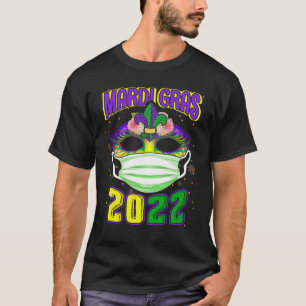 Camiseta Mardi Gras 2022 Com Fesstival De Máscara