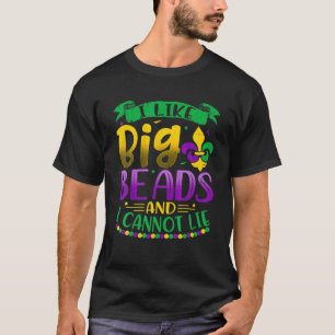 Camiseta Mardi Gras 2022 Eu Gosto De Grandes Miçangas E N