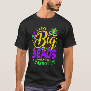 Camiseta Mardi Gras 2023 Eu Gosto De Grandes Miçangas E Não