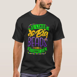 Camiseta Mardi Gras 2023 Eu Gosto De Grandes Miçangas E Não