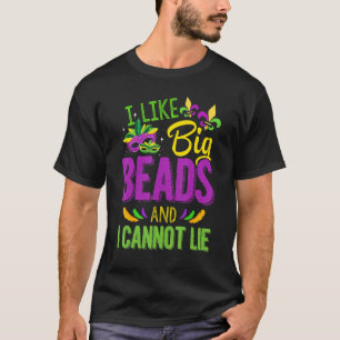 Camiseta Mardi Gras 2023 Eu Gosto De Grandes Miçangas E Não