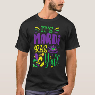 Camiseta Mardi Gras 2023 Unicorn Face Raparigas Máscara