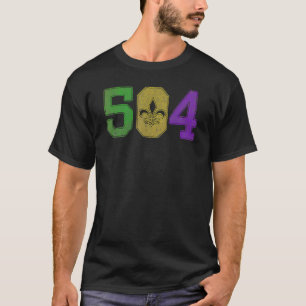 Camiseta Mardi Gras 504 Nola New Orleans Louisiana LA 2023