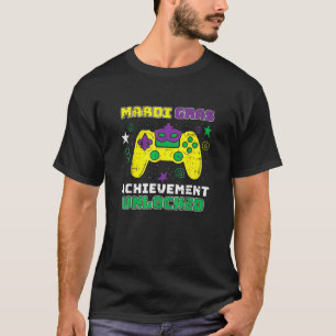 Camiseta Mardi Gras Alcance Controle De Jogo De Vídeo Desb