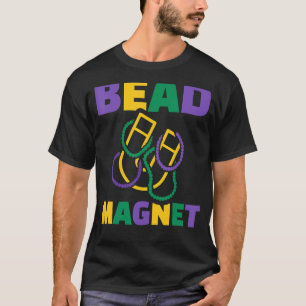 Camiseta Mardi Gras Bead Magnet