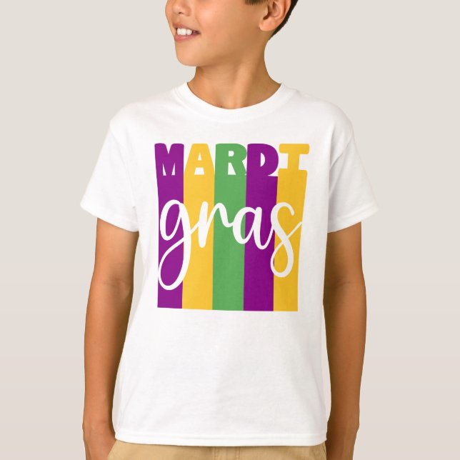 Camiseta Mardi gras Boys' (Frente)