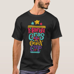 Camiseta Mardi Gras Carnaval do Campeonato Geaux Festa Nola