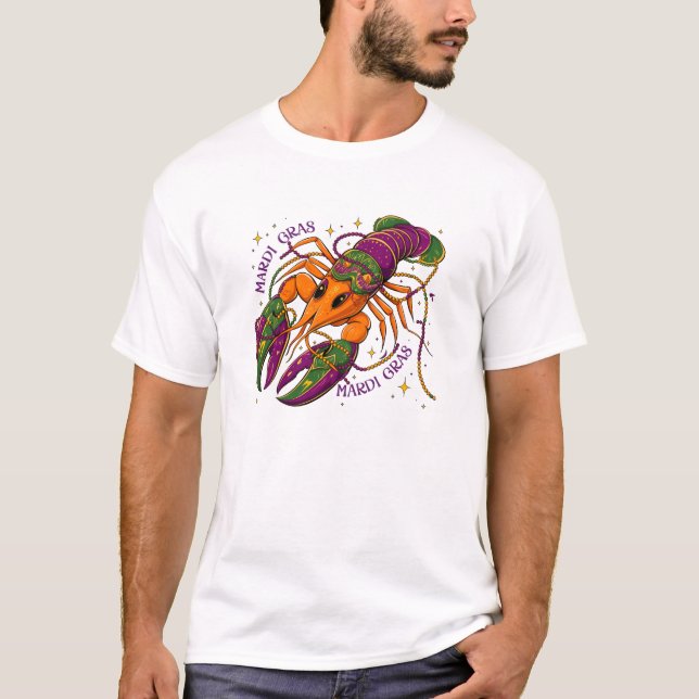Camiseta Mardi Gras Carnival Celebration Vibes (Frente)