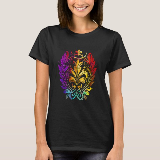 Camiseta Mardi Gras Carnival parade with beads party and ma (Frente)