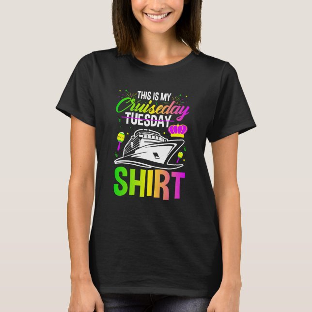 Camiseta Mardi Gras Celebrations parade Boat This is My Cru (Frente)