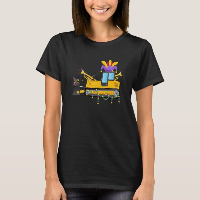 Camiseta Mardi Gras Construction Celebrations Fat Tuesday P (Frente)