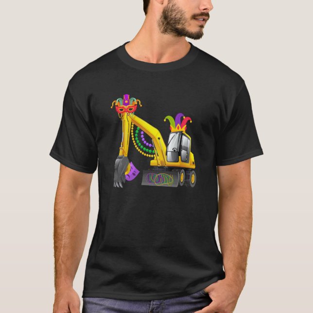 Camiseta Mardi Gras Construction Celebrations Fat Tuesday P (Frente)