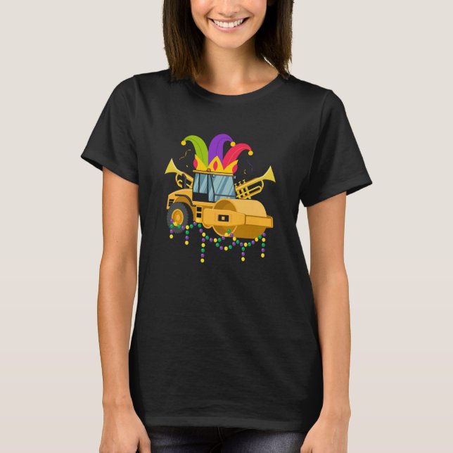 Camiseta Mardi Gras Construction Celebrations Fat Tuesday P (Frente)