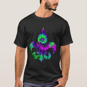 Camiseta Mardi Gras Costume Vestido Fleur Lis De Emble