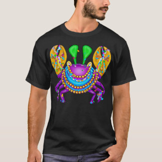Camiseta Mardi Gras Crab 4 TSirt