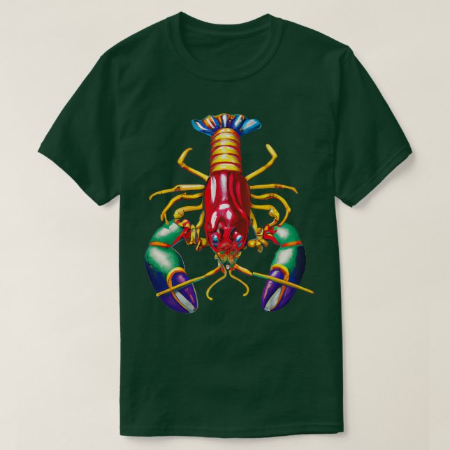 Camiseta Mardi Gras Crawfish 1 TSirt (Frente do Design)