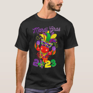 Camiseta Mardi Gras Crawfish 2023 Fleur D