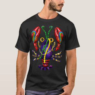 Camiseta Mardi Gras Crawfish 2 TSirt