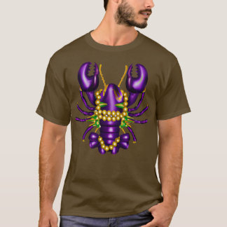Camiseta Mardi Gras Crawfish 3 TSirt