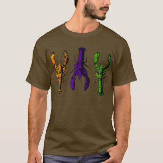 Camiseta Mardi Gras Crawfish Happy Mardi Gras 2022