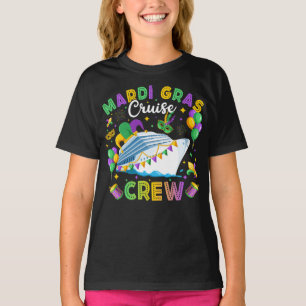 Camiseta Mardi Gras Cruise Crew Matage Girl
