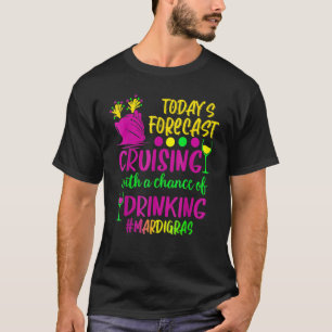 Camiseta Mardi Gras Cruise hoje Grupo de Previsão Correspon