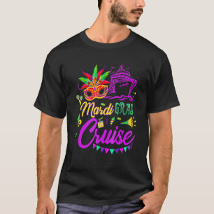 Camiseta Mardi Gras Cruise Mask Cruise Ship Party