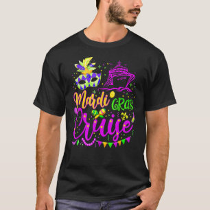 Camiseta Mardi Gras Cruise Mask Cruise Ship Party