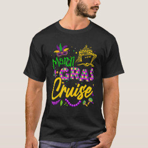 Camiseta Mardi Gras Cruise Mask Cruise Ship Party
