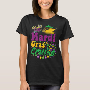 Camiseta Mardi Gras Cruise Mask Cruise Ship Party