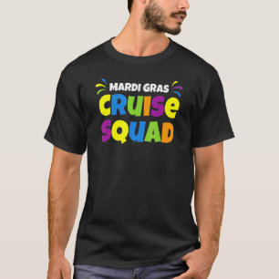 Camiseta Mardi Gras Cruise Squad New Orleans Men