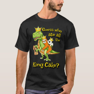 Camiseta Mardi Gras Dinossaur T Rex Sloth Panda Mardi Gras