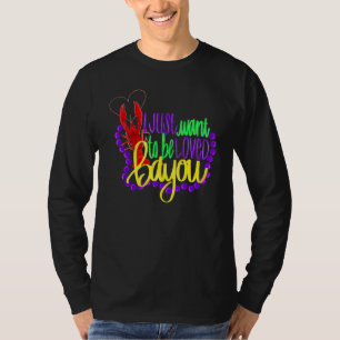 Camiseta Mardi Gras Engraçada Eu Só Quero Baquinhos-De-Barc