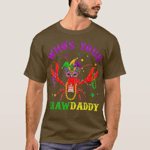 Camiseta Mardi Gras Engraçado Que Seu Pai De Lagosta É Novo