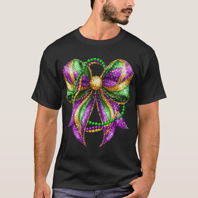 Camiseta Mardi Gras Festival New Orleans Fleur De Lis Coque (Frente)