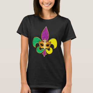 Camiseta Mardi Gras Fleur De Lis 2023 Festival Men Wo