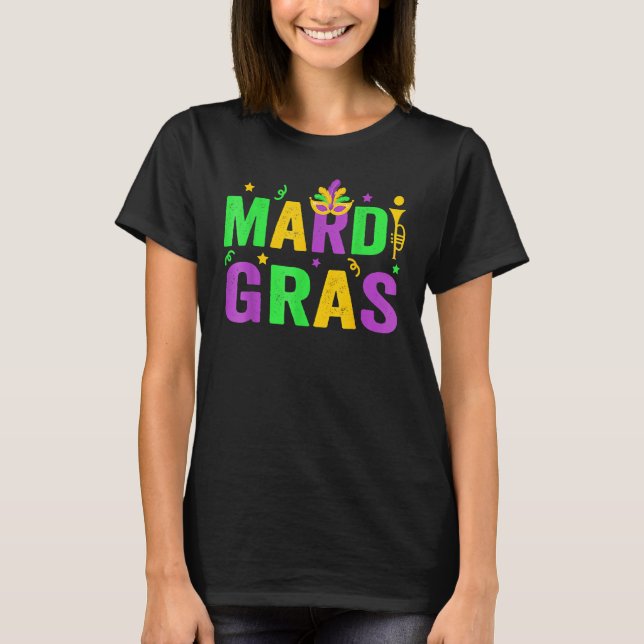Camiseta Mardi Gras Homens Mardi Gras Crianças Mardi Gras B (Frente)