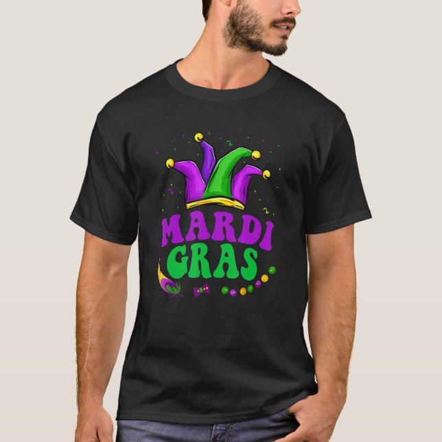 Camiseta Mardi Gras Jester Partido do Ódio Carnaval Mulhere (Frente)