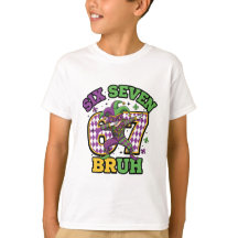 Mardi Gras Kids Dabbing Jester Six Seven Bruh