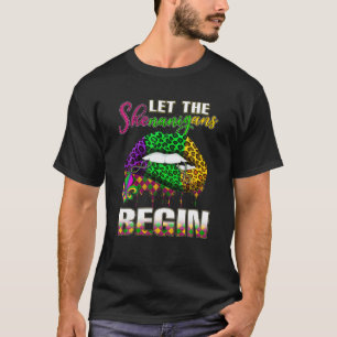 Camiseta Mardi Gras - Lábios de roupas femininas