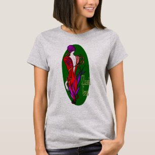 Camiseta Mardi Gras Lady T-Shirt Elegante
