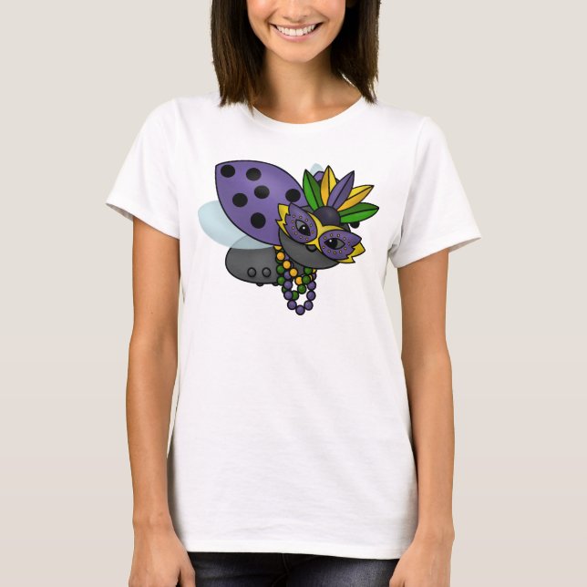 Camiseta Mardi Gras Ladybug T-Shirt (Frente)