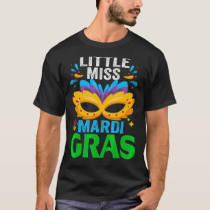 Camiseta Mardi Gras Little Miss Mardi Gras
